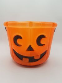 Close-up of pumpkin against white background