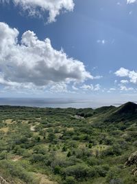 Scenic view of landscape against sky