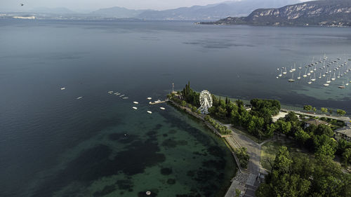 Lake garda bardolino from above