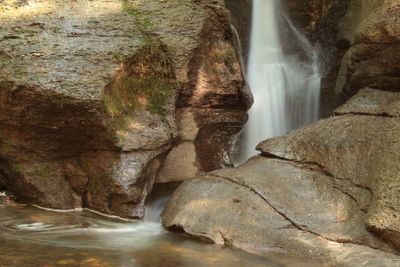 View of waterfall