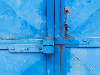 Full frame shot of old door