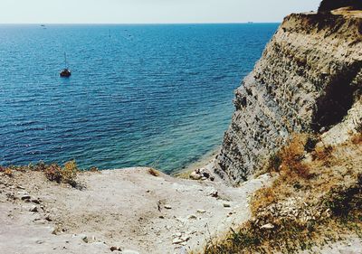 Scenic view of sea