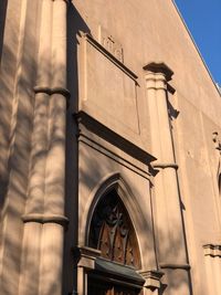 Low angle view of ornate building