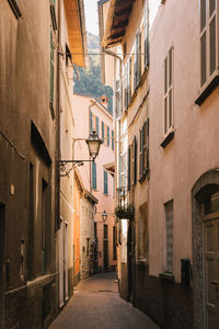 Street amidst buildings in city