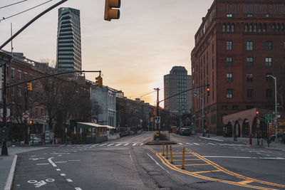 View of city street