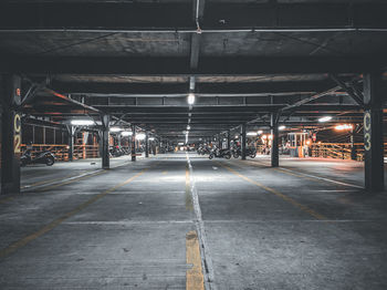 View of empty parking lot