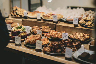 Close-up of food on table