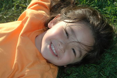 Close-up of young woman