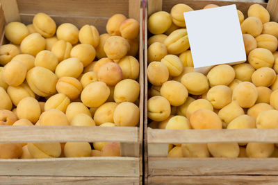 Fruits for sale at market stall