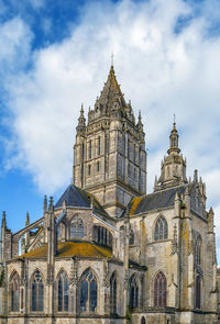 Low angle view of building against sky