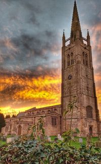 Low angle view of a church