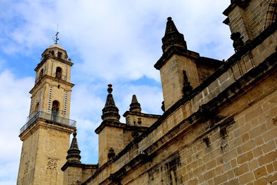 Low angle view of church