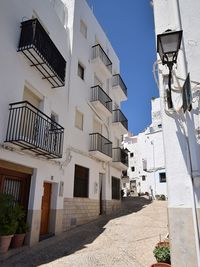 Low angle view of buildings against sky