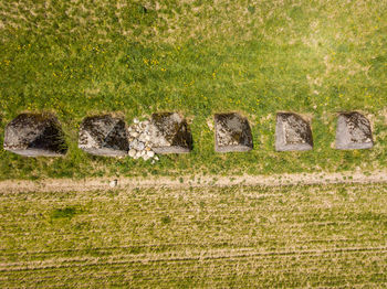 View of stone wall