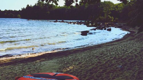 Scenic view of beach