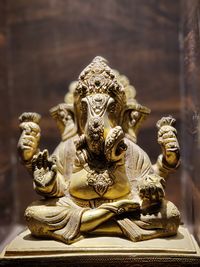 Close-up of lord gangesh statue 