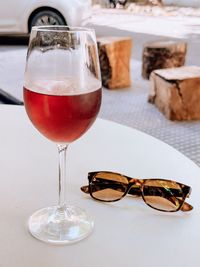 Close-up of drink on table