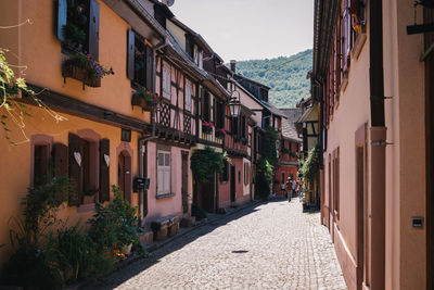 Street amidst buildings in town