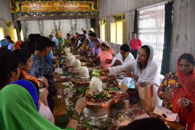 Group of people in traditional clothing