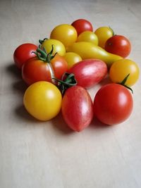 Close-up of fruits on table