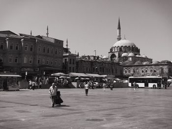 Facade of historical building