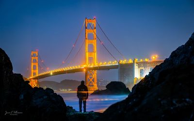 Golden gate bridge against sky