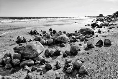 Rocks on beach