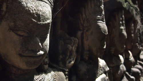 Close-up of buddha statue