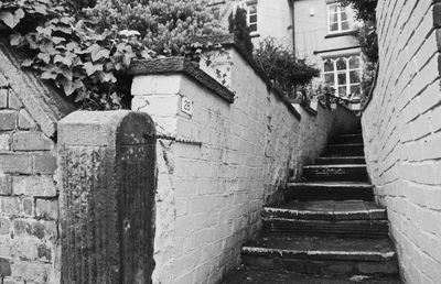 Staircase by building