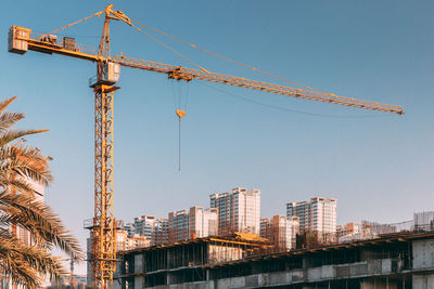 Low angle view of buildings in city