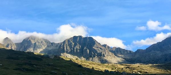 Mountains against sky in andorra 