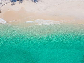 High angle view of swimming pool