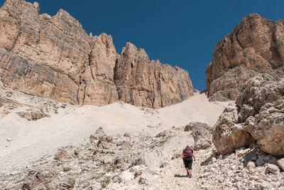 Trekking sass pordoi - alto adige sudtirol - italy