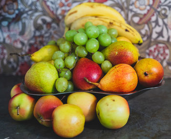 Close-up of fruit on table