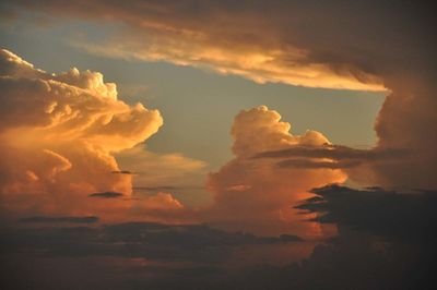 Scenic view of sky at sunset