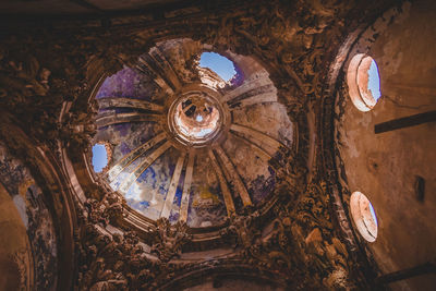 Low angle view of dome of building