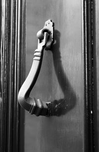 Close-up of door handle