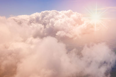 Low angle view of clouds in sky