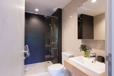 Interior of bathroom