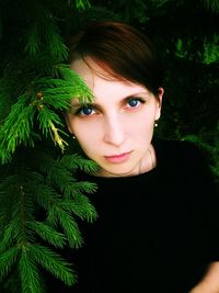 Portrait of young woman