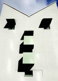 Low angle view of built structure against sky