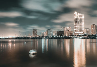 Long exposure architectural photos at night.