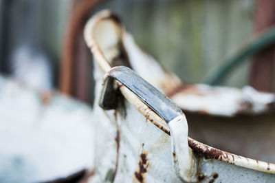 Close-up of rusty metal