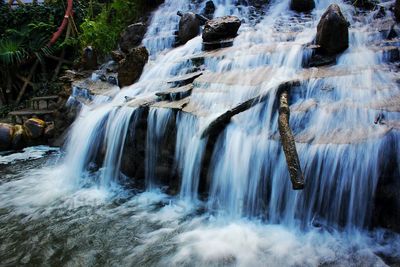 View of waterfall