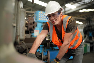 Man working at workshop