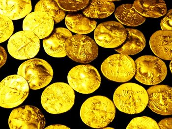 Full frame shot of yellow objects