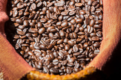 Full frame shot of coffee beans