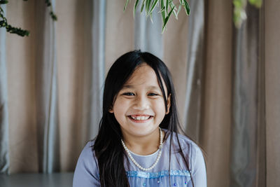 Portrait of smiling girl