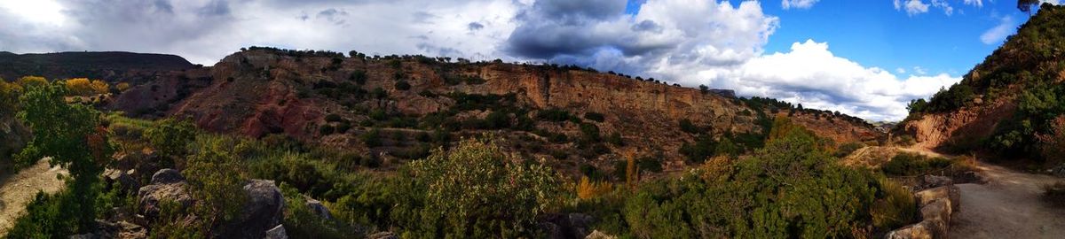 Panoramic view of cloudy sky