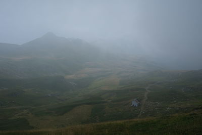 Scenic view of landscape against sky